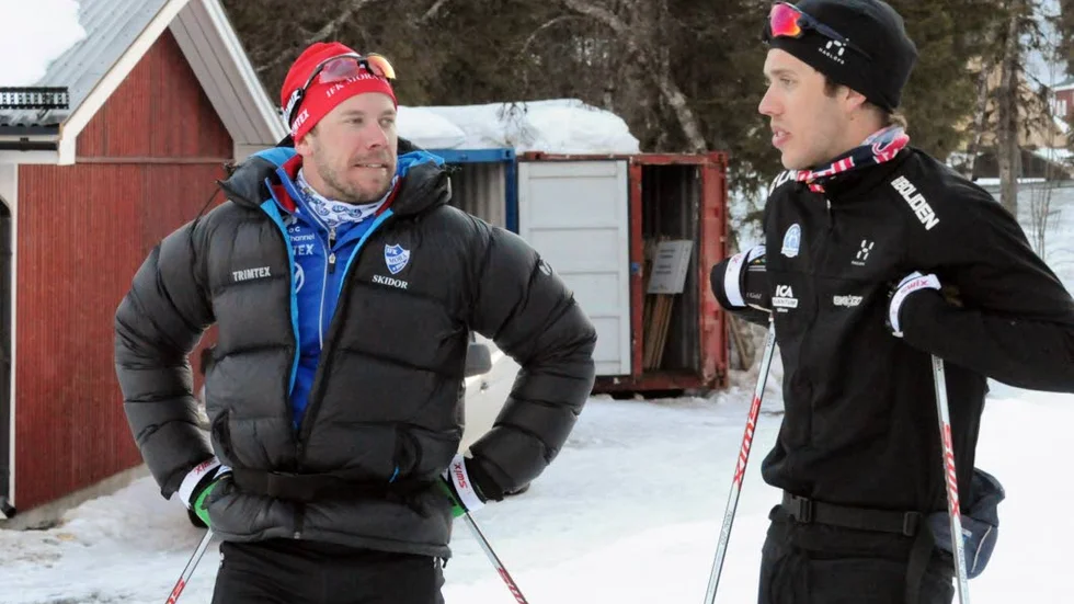 Stjärnträffen. Profilerna Emil Jönsson och Markus Hellner snackade skidor.