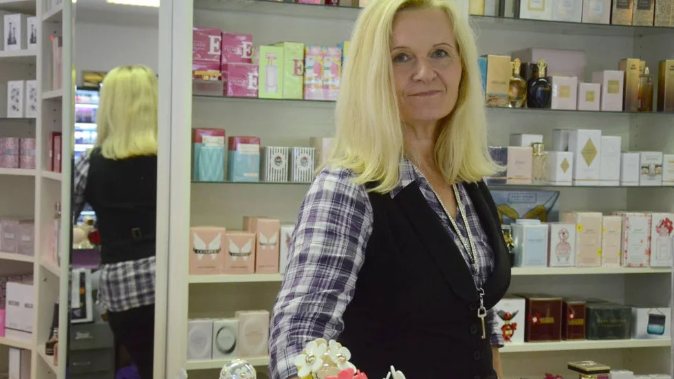 VÄXLANDE. Vädret styr shoppinglusten hos Catharina Perssons kunder.
