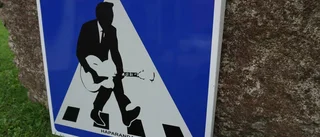 Förbjuden skylt får ny karriär