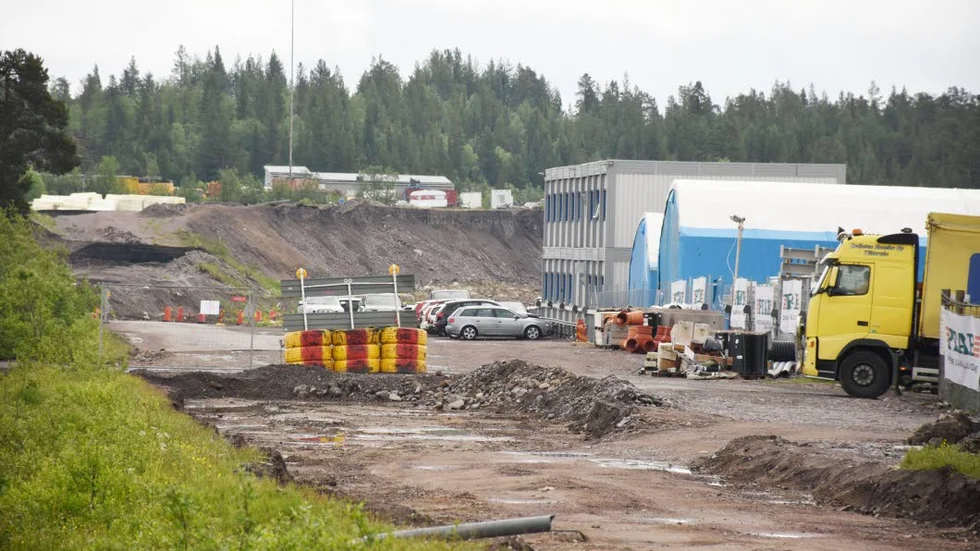 Nya centrum. Just nu är det bara bygget av stadshuset som är i gång. Under torsdagen antog Kiruna kommunfullmäktige detaljplanen för torg- och handels-
gata. Omkring 300 bostäder ska byggas i den nya stadskärnan.
