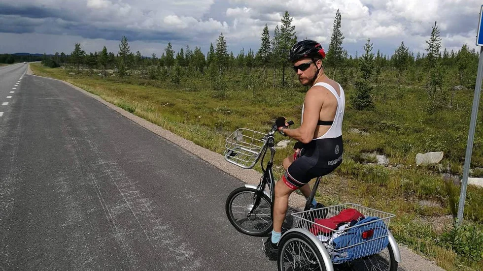CYKLA LÄNGRE. Fredrik Westerlund har inget nytt äventyr inplanerat. Men han säger att han skulle vilja göra en ännu längre cykeltur.