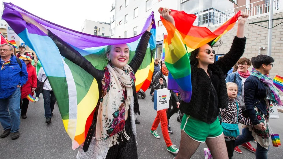 Pride. Kultur- och utbildningsnämnden tycker inte att en HBTQ-certifiering av Kirunas skolor behövs (arkivbild).