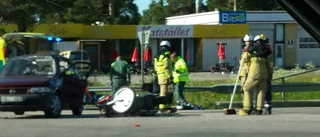 MC-olycka på Örnäset