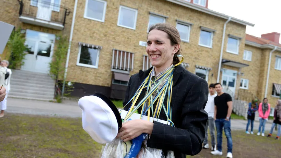 TEKNISKT PROGRAM. Alexander Smalenski, 18 år, vill bo kvar i Överkalix.
