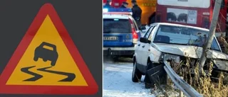 Bil voltade på E4