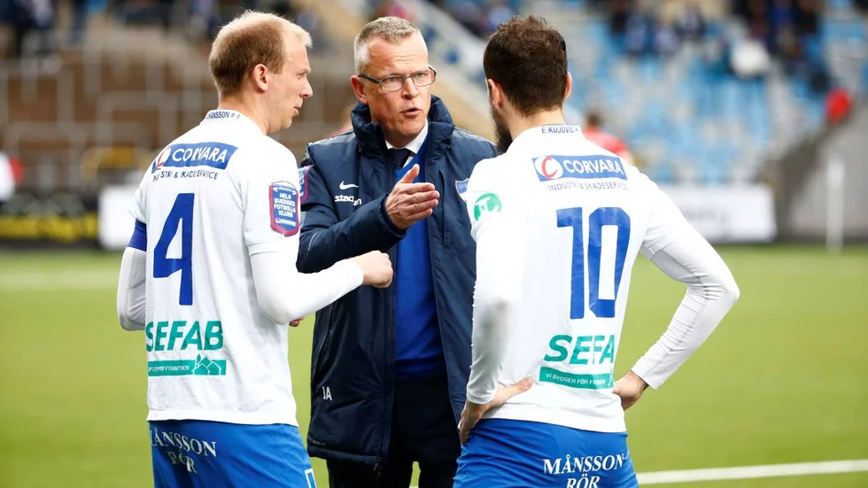 Jan Andersson med Andreas Johansson och Emir Kujovic.