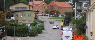 Ny cykelväg byggs i Mjölby centrum
