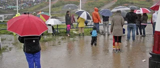 Folkracefestivalen avgjordes i hällregn