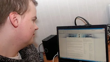 Med sökordet "andreas" hamnar Andreas Viklunds hemsida i topp på sökmotorw&tab;n Googles internationella index. Detta bland cirka 118 000 000 träffar. Fotograf: Maria Ödalen