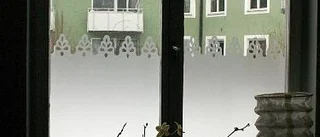 Insynsskydd med spetskant