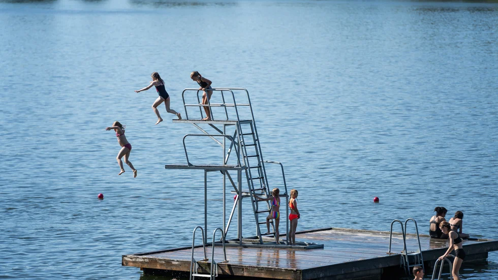 Onsdagen bjöd på temperaturer som slog fast att det är årets varmare dag hittills.