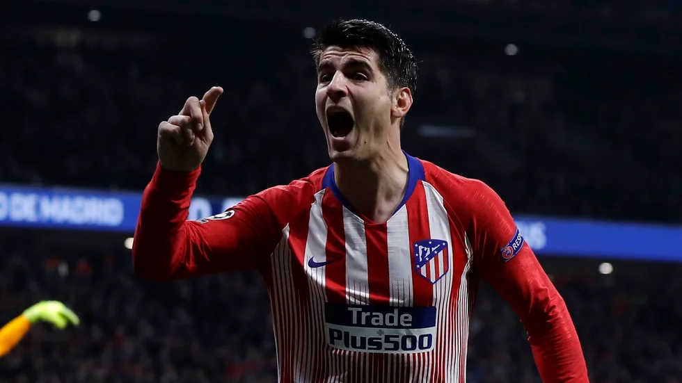 Atléticos forward Álvaro Morata. Arkivbild.