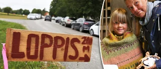 BILDBOMB Stort intresse för socknens årliga loppis