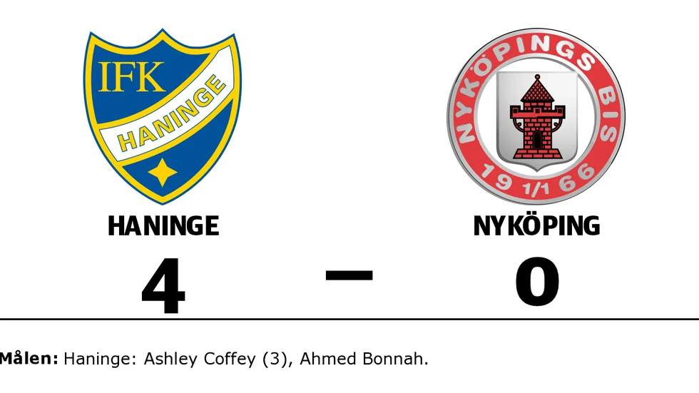 IFK Haninge vann mot Nyköpings BIS