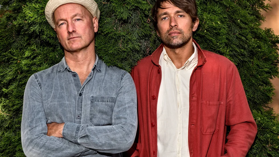 Peter Morén, till höger, och David Shutrick skulle egentligen bara skriva några låtar tillsammans för att sedan ge bort till andra artister. Men samarbetet blev för bra och utmynnade istället i ett gemensamt album.