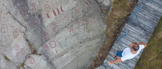 Tecken på forntida boplatser i åkermark