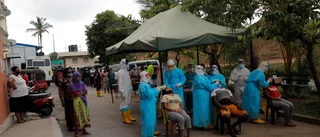Sri Lanka vid ruinens brant i coronakrisen