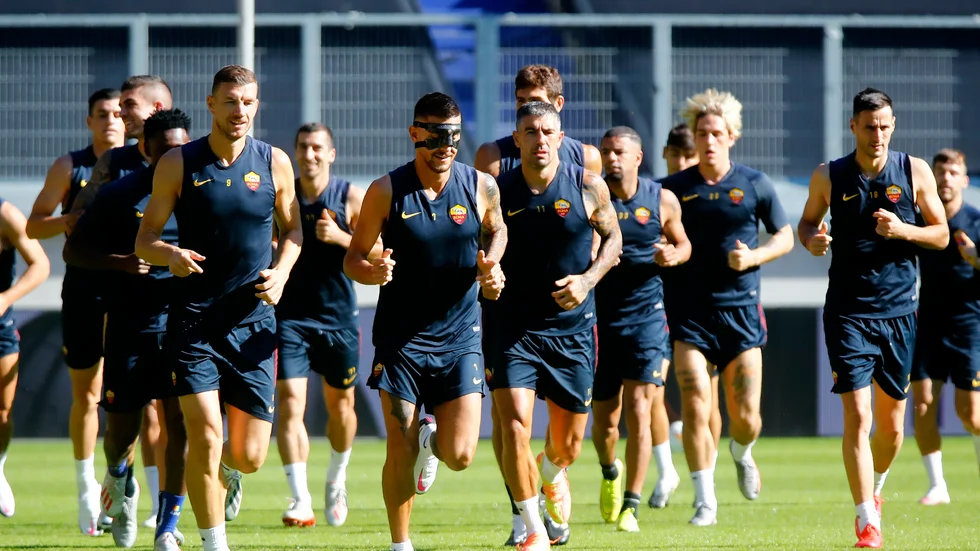 Flera bomber från andra världskriget hittades i veckan på Romas träningsanläggning Trigoria. Arkivbild.