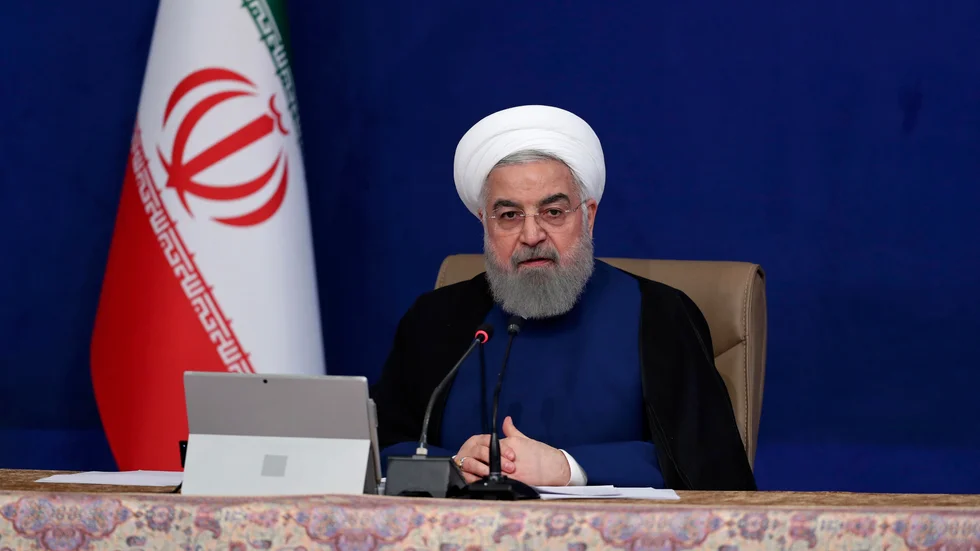 Irans president Hassan Rohani anklagar Israel för att ligga bakom mordet på kärnfysikern Mohsen Fakhrizadeh.