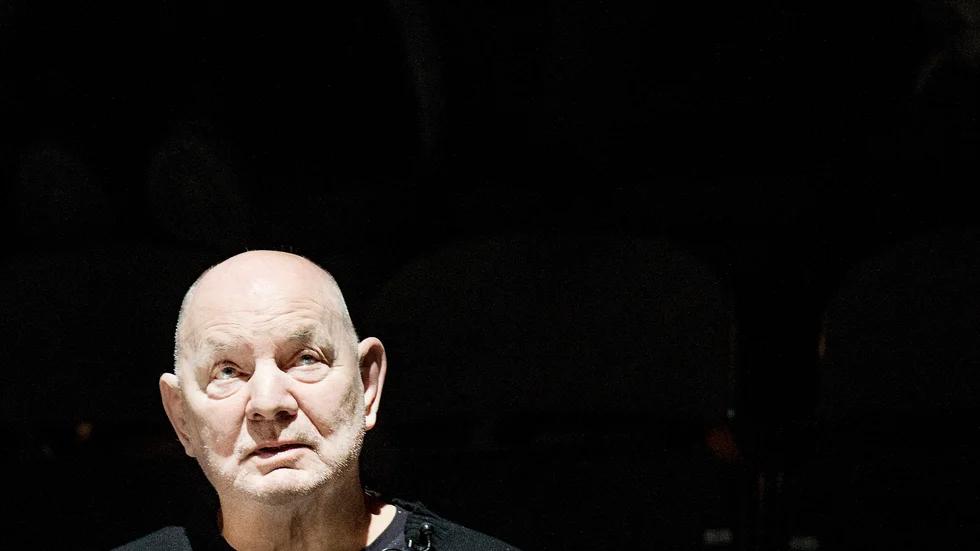 Lars Norén vid uppsättningen av "Stilla liv" på Elverket på Dramaten 2017. Arkivbild.