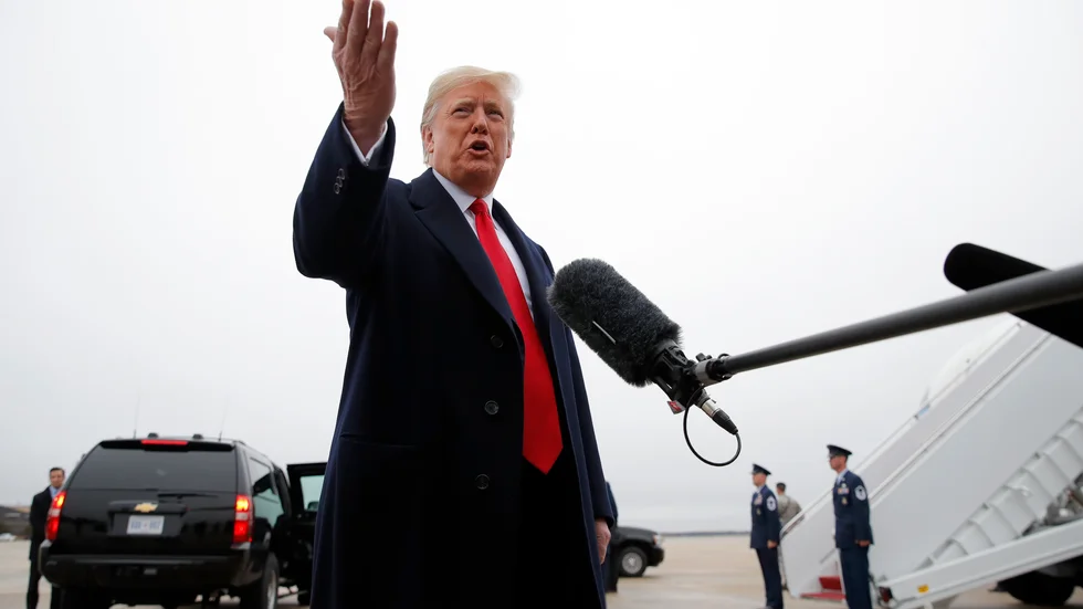 USA:s tidigare president Donald Trump. Arkivbild.