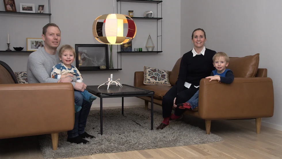 Sommaren 2018 flyttade familjen in i sitt nybyggda hus på Repisvaara. "Vi trivs jättebra."