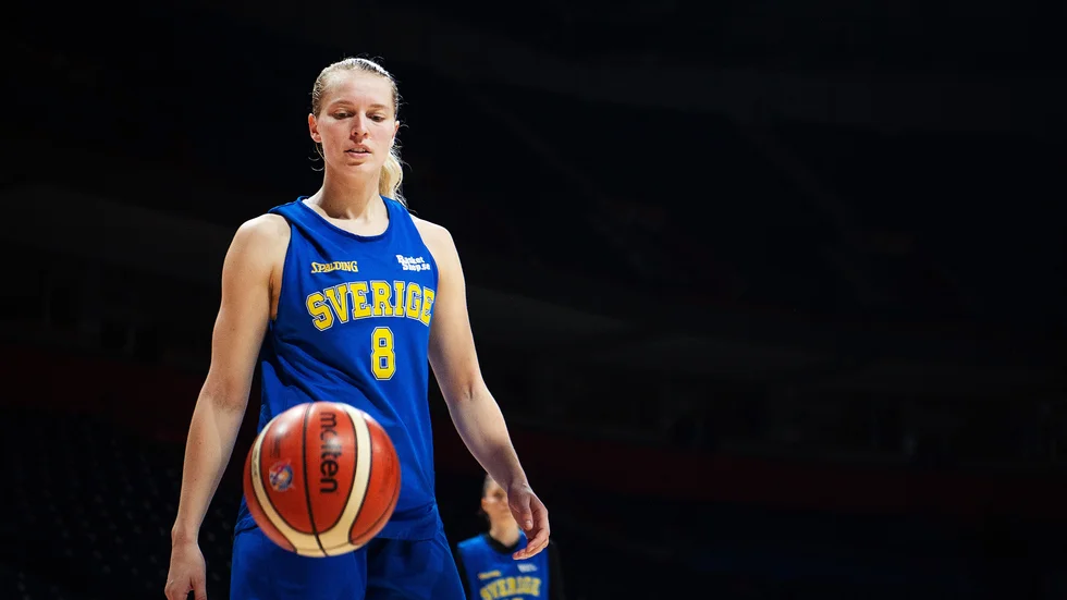 Ellen Nyströms är en av fyra spelare från Luleå Basket när landslaget samlas inför första EM-kvalmatchen mot Lettland.