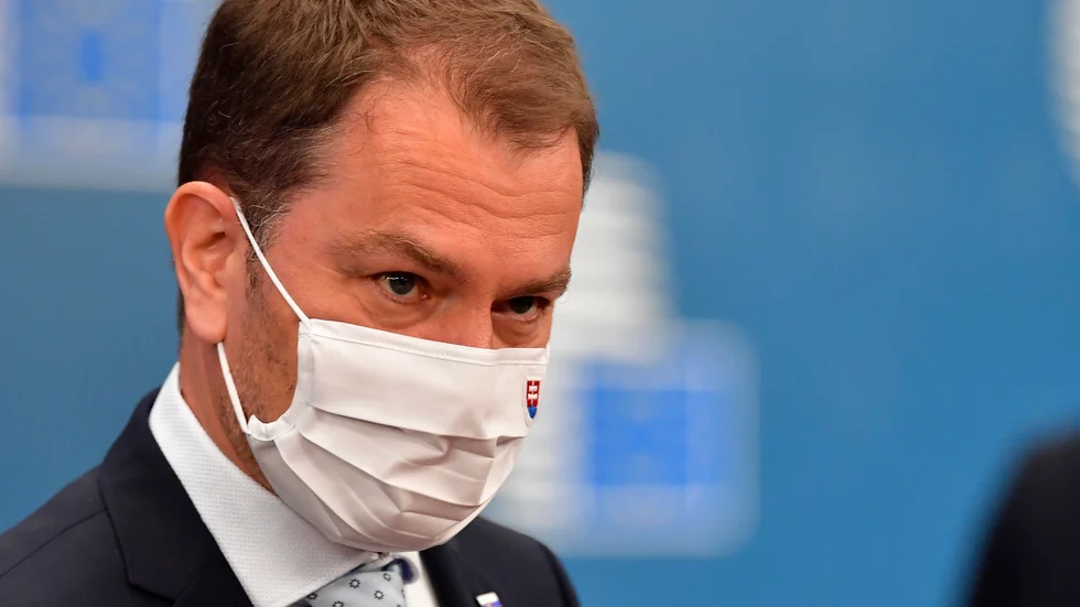 Slovakiens premiärminister Igor Matovic. Arkivbild.