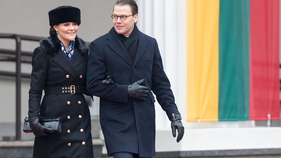 Kronprinsessparet på besök i Litauens huvudstad Vilnius. Arkivbild från 2018.
