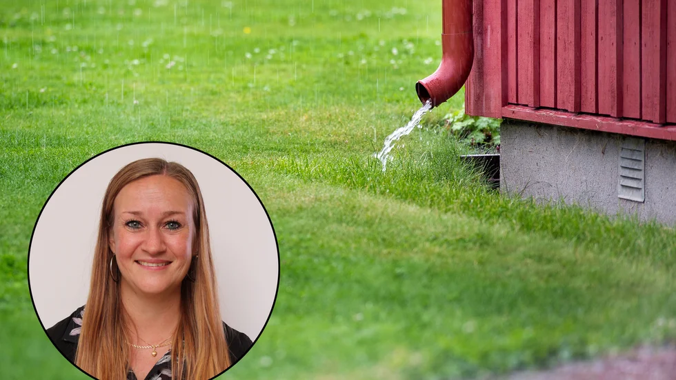 Lisa Frost på SMHI säger att man får ägna sig åt inneaktiviteter eller dra på sig regnkläderna.