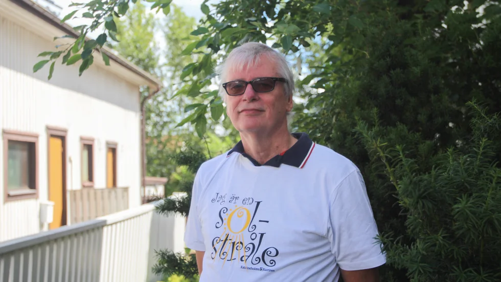 Kjell Sternberg sitter i styrelsen i föreningen Samverkarna i Vingåker, som arrangerar skördemarknaden. 