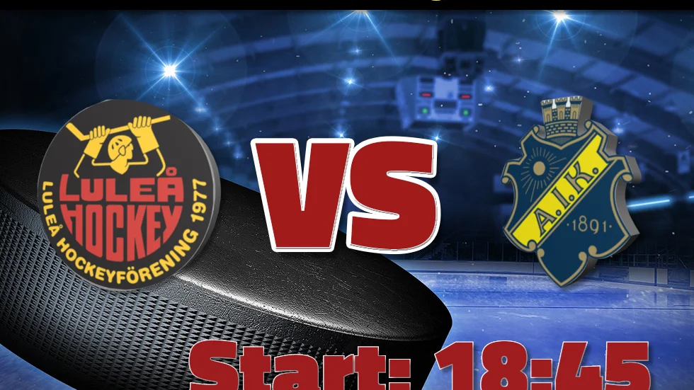 Följ matchen med start 18:45.