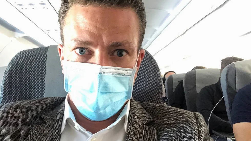 "Vi var redan framme och låg och cirkulerade ovanför flygplatsen och då var det för dimmigt så då kom vi inte ned, tyvärr", säger Jens Petterson som skulle till Luleå på måndagsmorgonen.