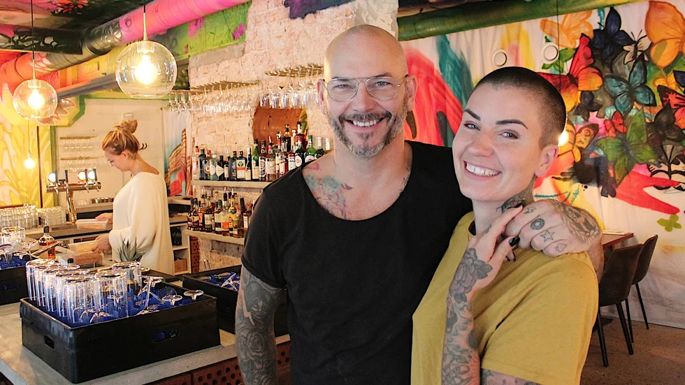 Makarna Jonas och Pia Dahlbom har nyligen öppnat Dahlboms mat och bar på Nygatan och Klostergatan.