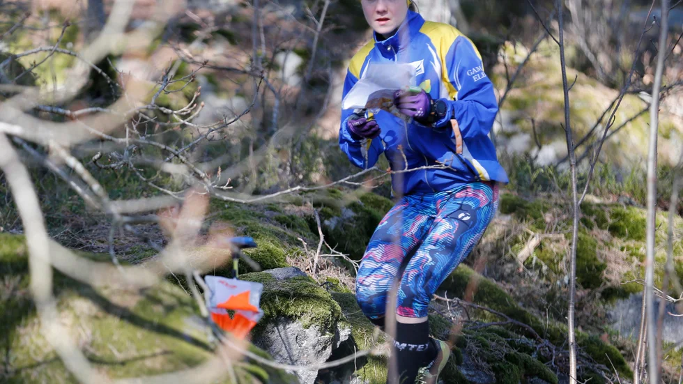 Gamleby OK:s Tuva Östangård segrade i DM-sprint förra året. Frågan är om hon kan upprepa bedriften på lördag i Västervik.