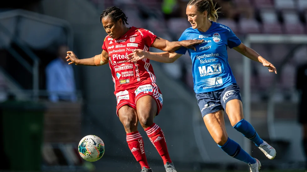 Felicia Rogic gav United ledningen mot sin gamla klubb Piteå.