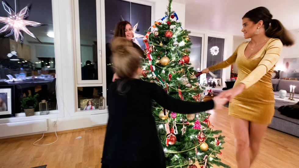 En riktigt god jul, om än i litet sällskap.