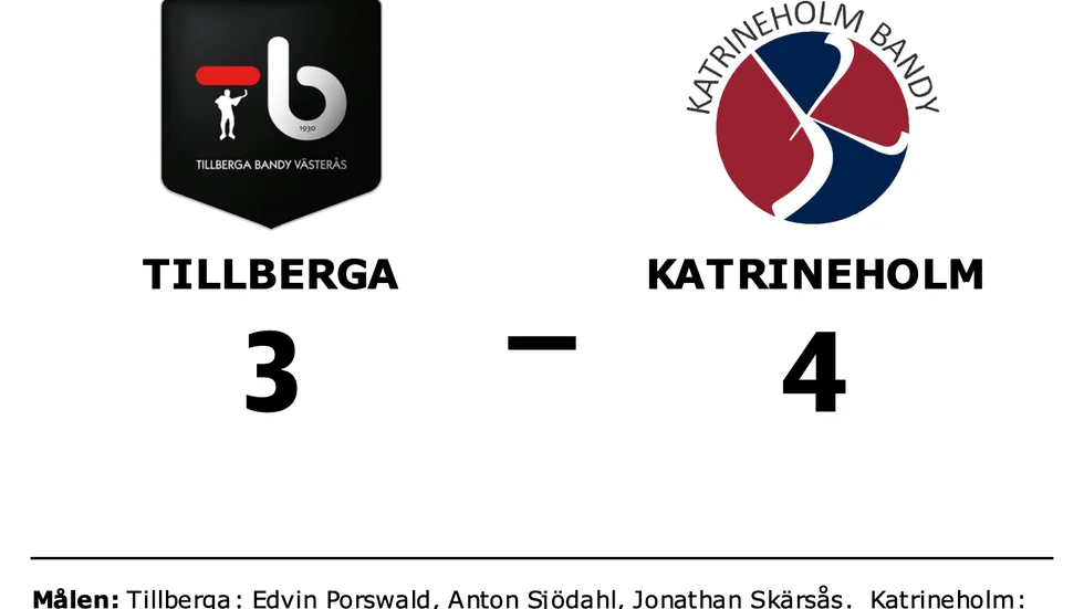 Tillberga förlorade mot Katrineholm