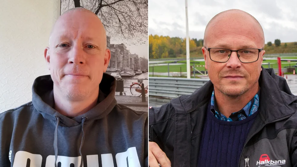 Förre ordföranden i LMS, Niklas Wahlström, och nuvarande ordföranden Peter Kahrle.