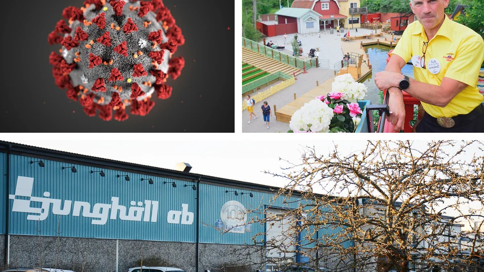 Nya coronaviruset har dominerat nyhetsrapporteringen i Vimmerby 2020. Ljunghäll varslade 200 om uppsägning. Förhandlingarna minskade till knappt 140. I juli var de flesta tillbaka i arbete. Besöksnäringens draglok tvingades stänga efter bara tiotalet öppna dagar. 