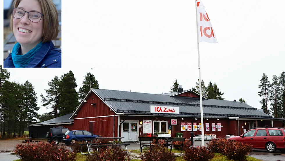 Luleåbon Sandra Vikman, 40, är den nya Ica-handlaren i Kaunisjoensuu.