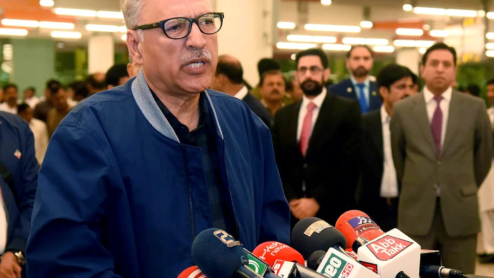 Pakistans president Arif Alvi inför dekret i kampen mot våldtäkter. Arkivbild.