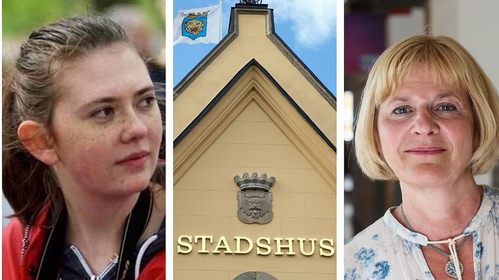 Julia Tegsjö, ordförande i SSU och Åsa Wennergren (L), ordförande i bildningsnämnden.