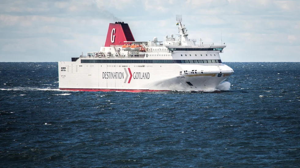 M/S Drotten drabbades av ett tekniskt fel 11 augusti. Fartyget ligger ännu på varv i Danmark.