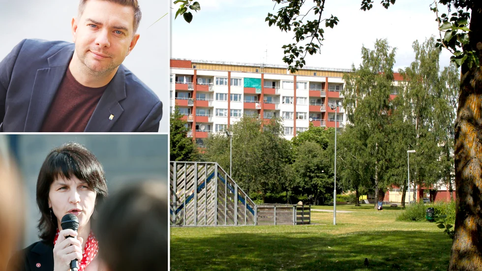 Jimmy Jansson (S) och Maria Chergui (V) fördömer stenkastningen mot blåljuspersonal i Årby. "Ungar ska inte kasta sten på dem som jobbar med att skydda oss", säger Jansson.