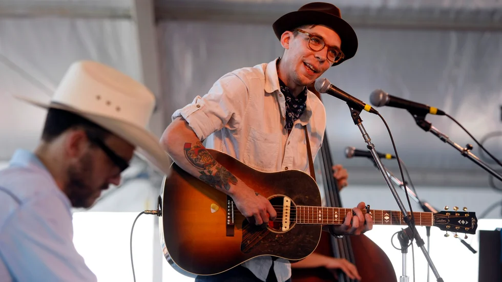 Den amerikanska sångaren och låtskrivaren Justin Townes Earle har dött. Arkivbild.