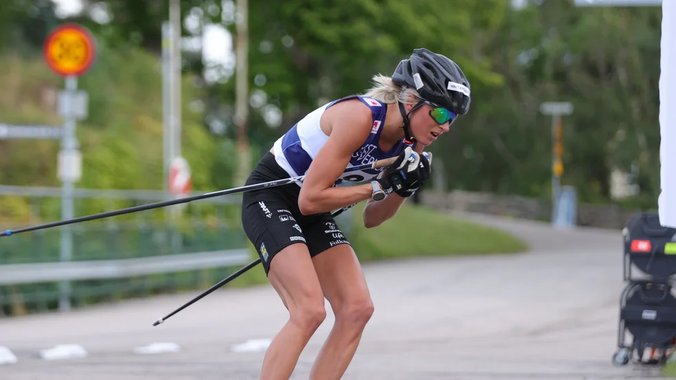 Frida Karlsson i distansloppet.
