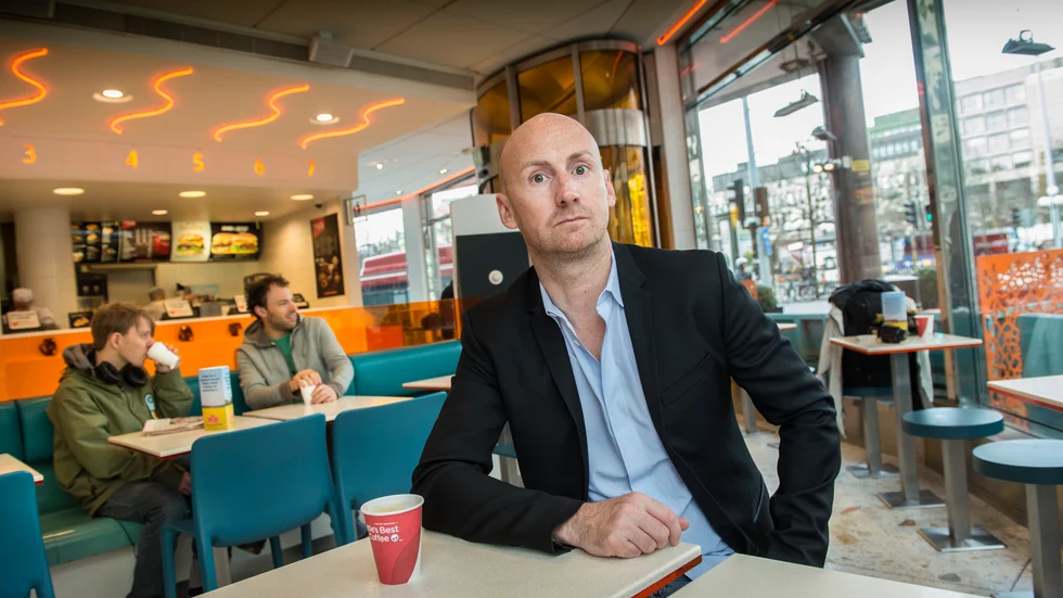 Rickard Bergfors, vd Max Burgers AB, kan utses till årets företagare 2020. 