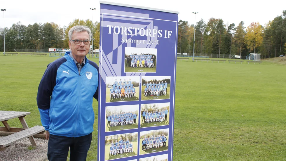 Jan Schmidt startade om sitt föreningsliv när han blev pensionär för några år sedan. När barnen var små var han ordförande i Torstorps ungdomssektion. Nu när en son spelar i Oldboyslaget är han ordförande för hela föreningen. 