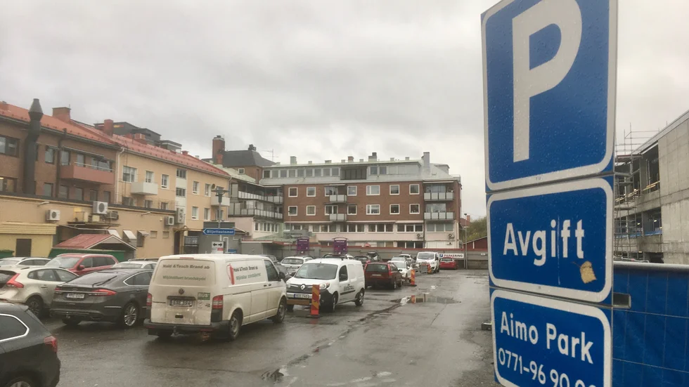 Våldsdramat utspelade sig på Citykompaniets parkering (som såg annorlunda ut vid händelsen).